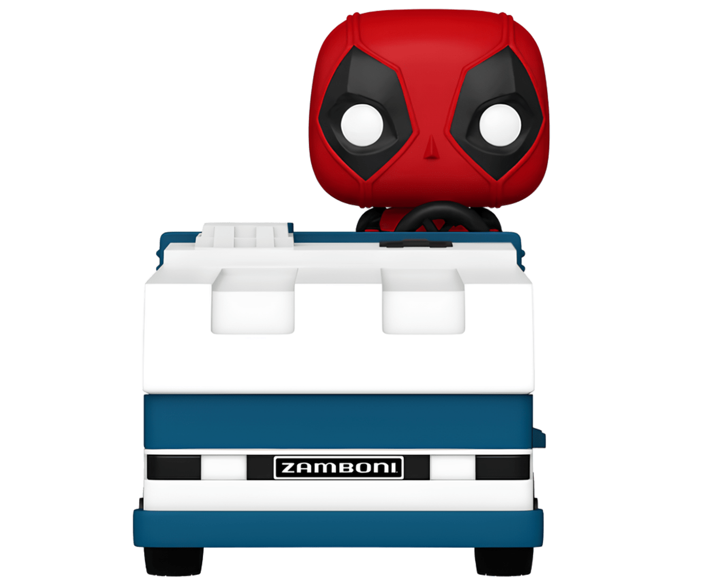 Deadpool on the zamboni machine - Deadpool