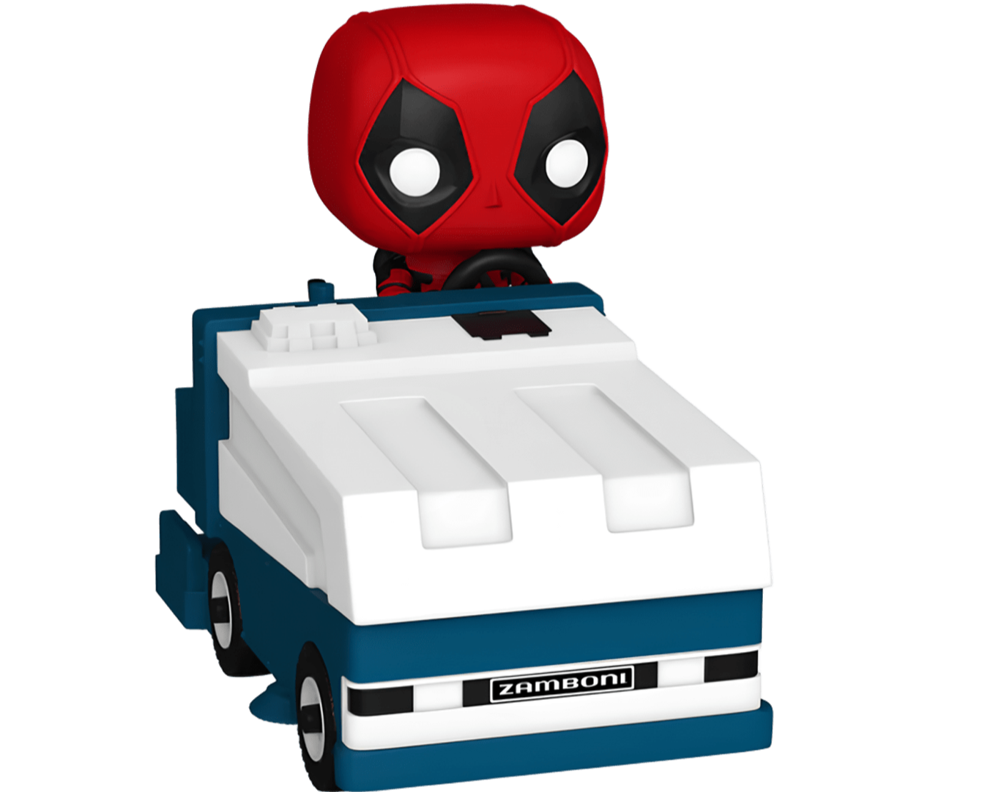 Deadpool on the zamboni machine - Deadpool