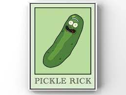 Pickle Rick & Morty - soft toy 66 sm