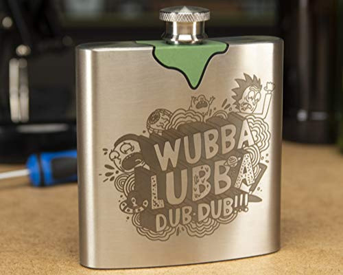 Morty Rick's Wubba Lubba - Flask
