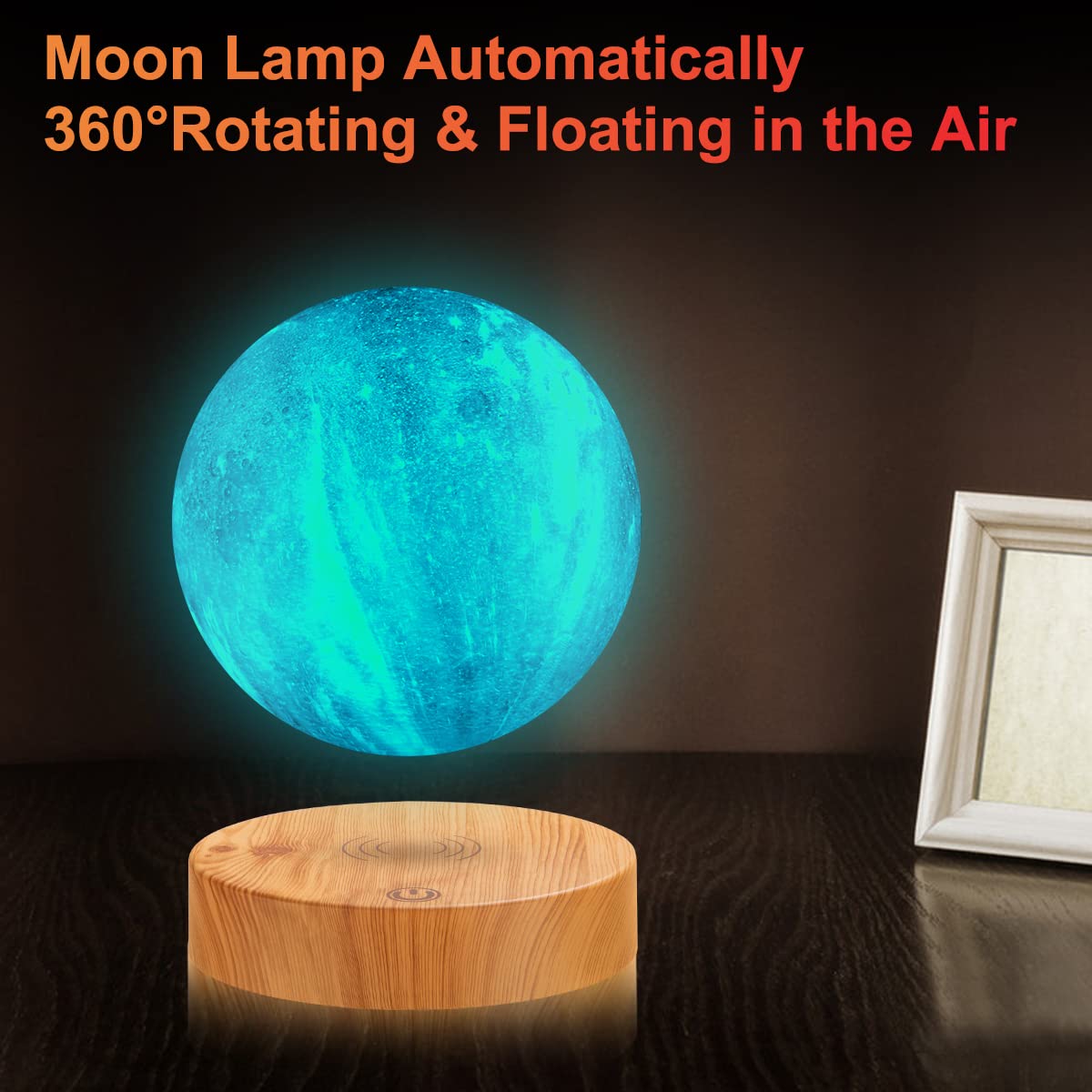 Levitation Moon Lamp – 3D Printed, Magnetic Floating
