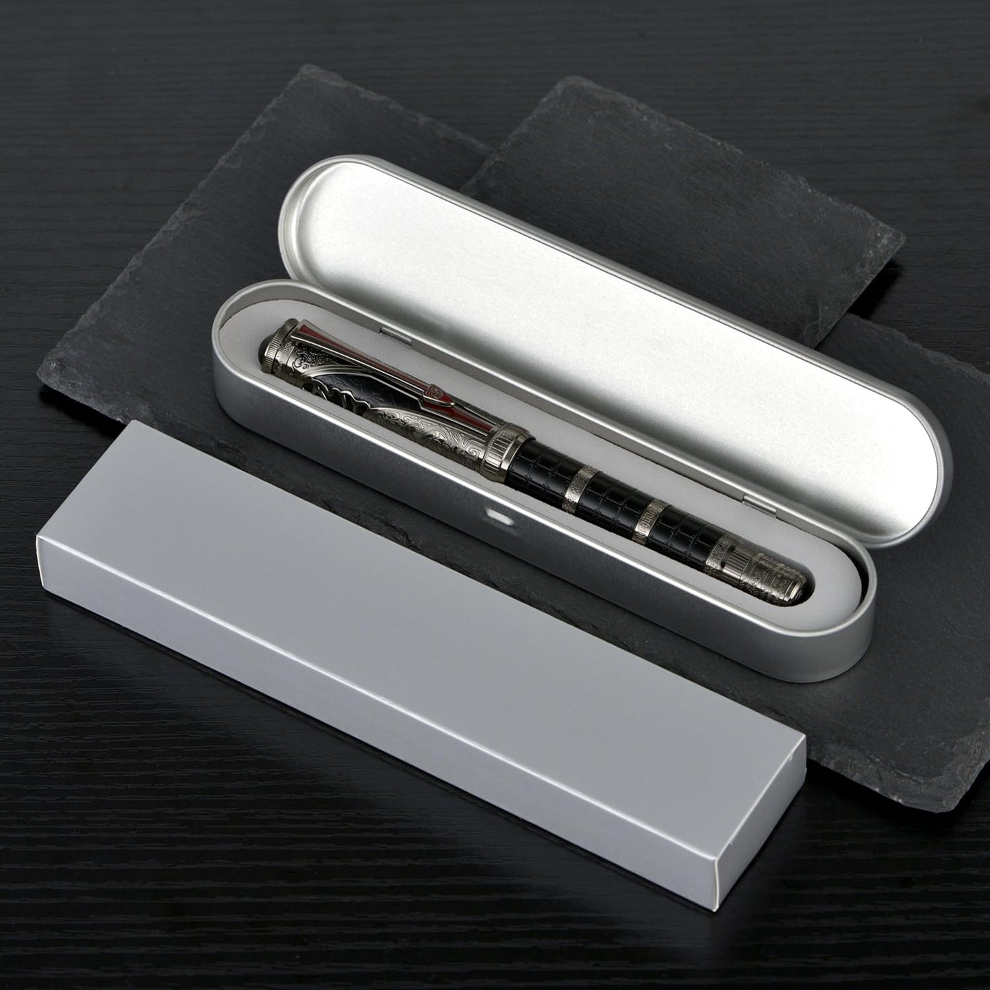 Engraved fountain pen
