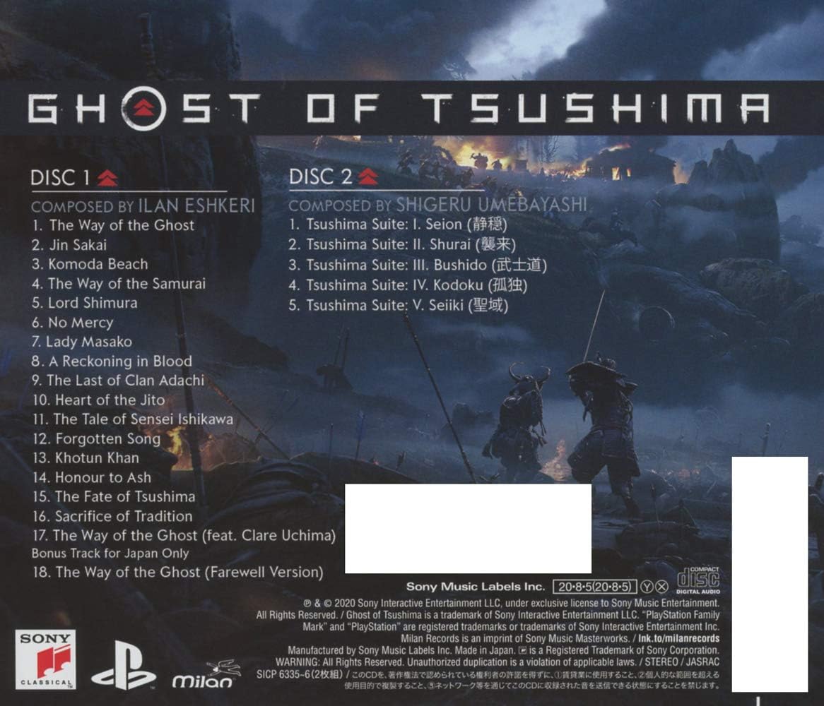 Ghost Of Tsushima - Japanese 2 CD Edition