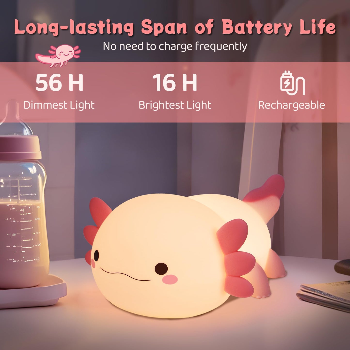 Axolotl Night Light