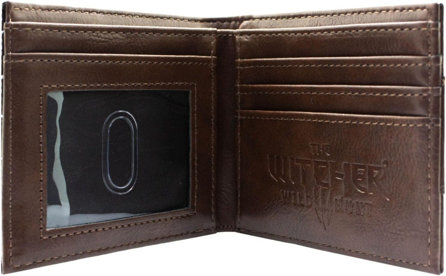 The Witcher 3 Wild Hunt – Wolf Medallion Bi-Fold Wallet (Brown)