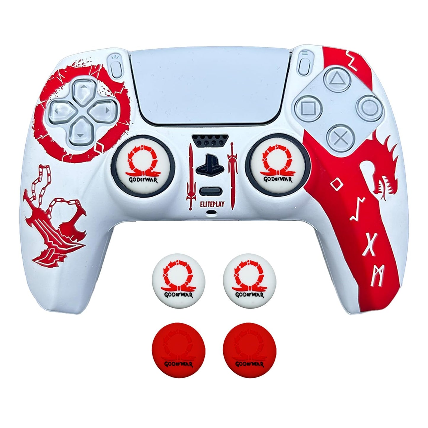 God of War PS5 Controller Grip – Silicone Cover