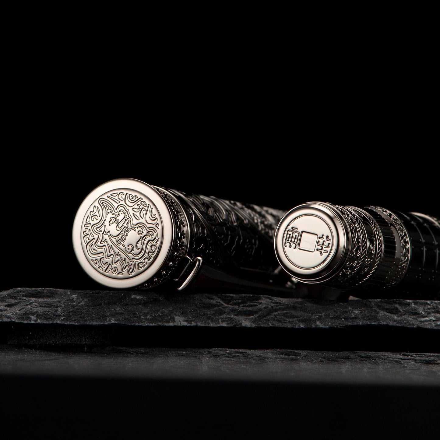 Engraved fountain pen