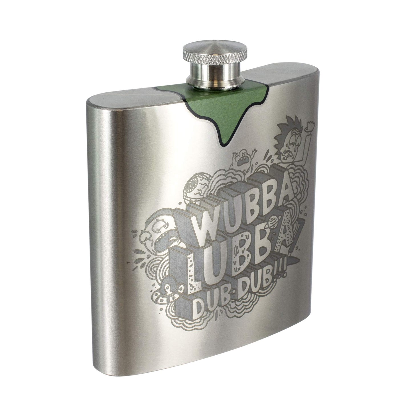 Morty Rick's Wubba Lubba - Flask