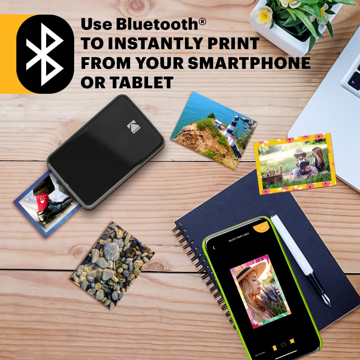 Step Instant Printer – Bluetooth/NFC, ZINK