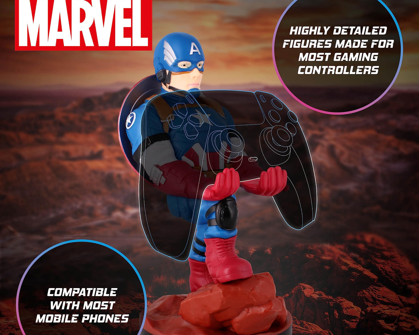 Marvel Captain America Gaming Accessories Holder