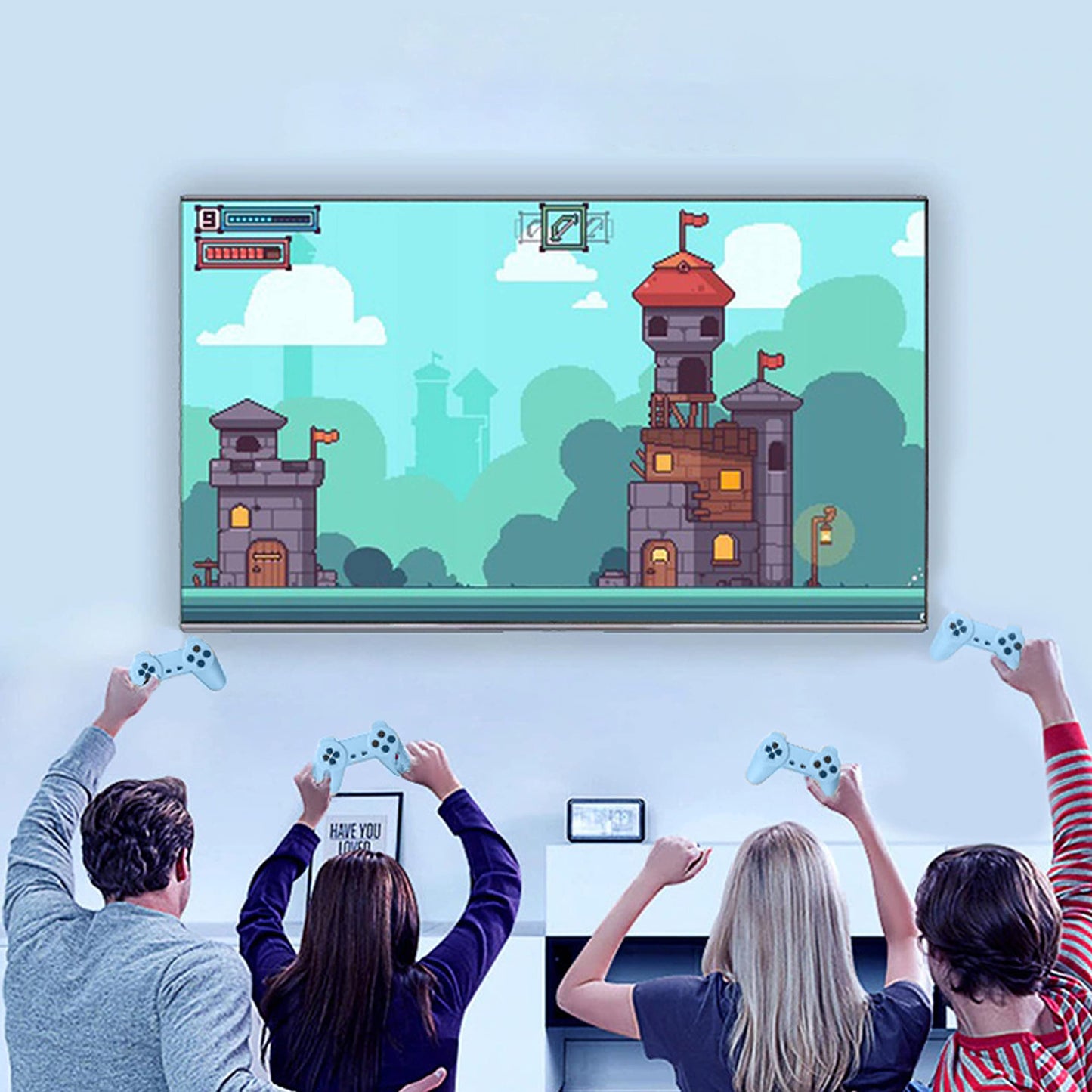 8-bit retro gaming console