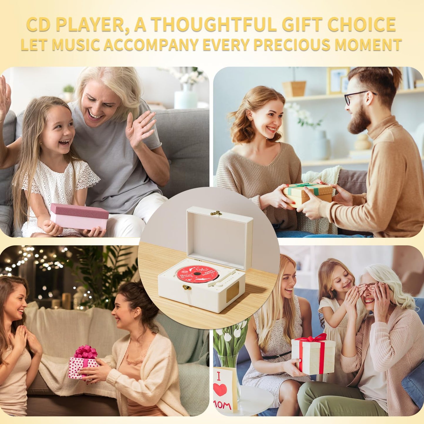Leather CD player