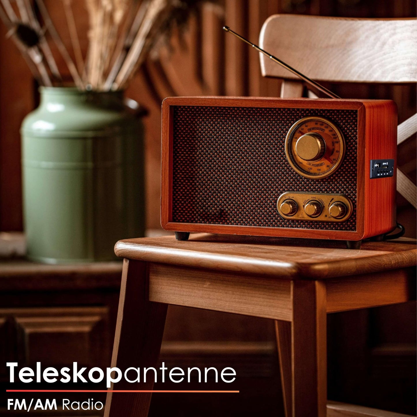 Nostalgia Retro Radio | Bluetooth, USB, SD, FM/AM