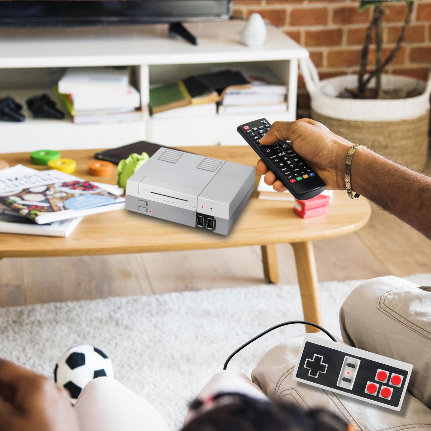 Classic Retro Gaming Console – 620 Games, 2 Controllers, AV Output, 8-Bit