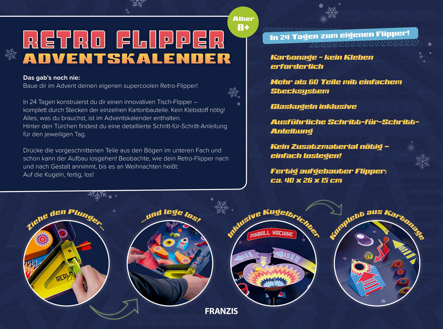 Retro Pinball Advent Calendar – Build Your Pinball 8+