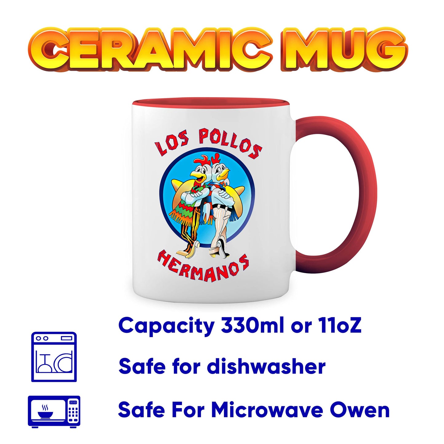 Breaking Badv - mug Los Pollos Hermanos