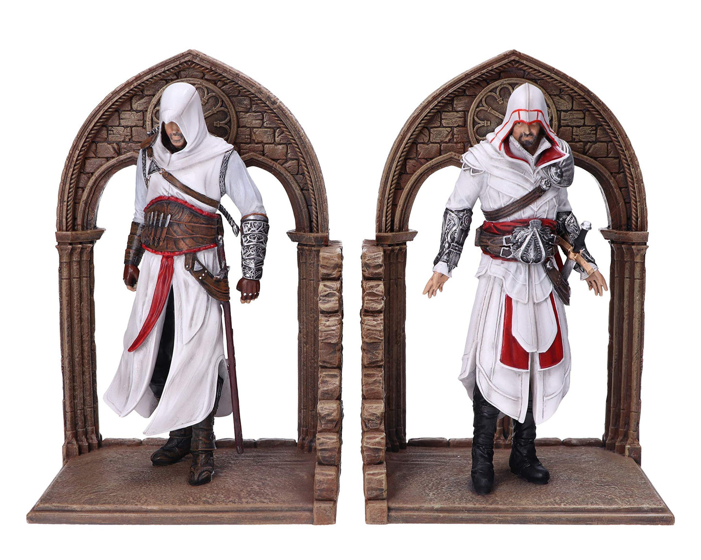 Officially Licensed Assassin's Creed Altair and Ezio Library Bookends