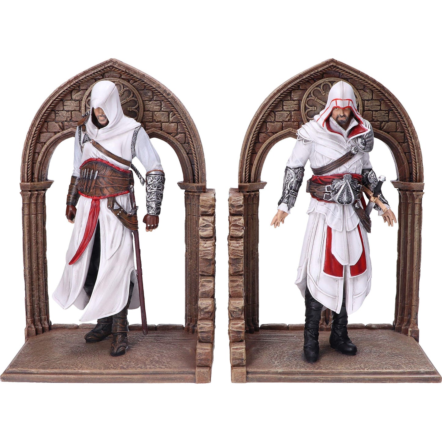 Officially Licensed Assassin's Creed Altair and Ezio Library Bookends