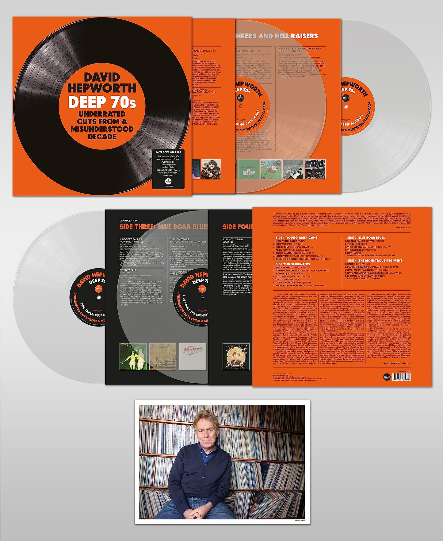 Vinyl - Hepworth's Deep: 70's Underrated (Autographed)
