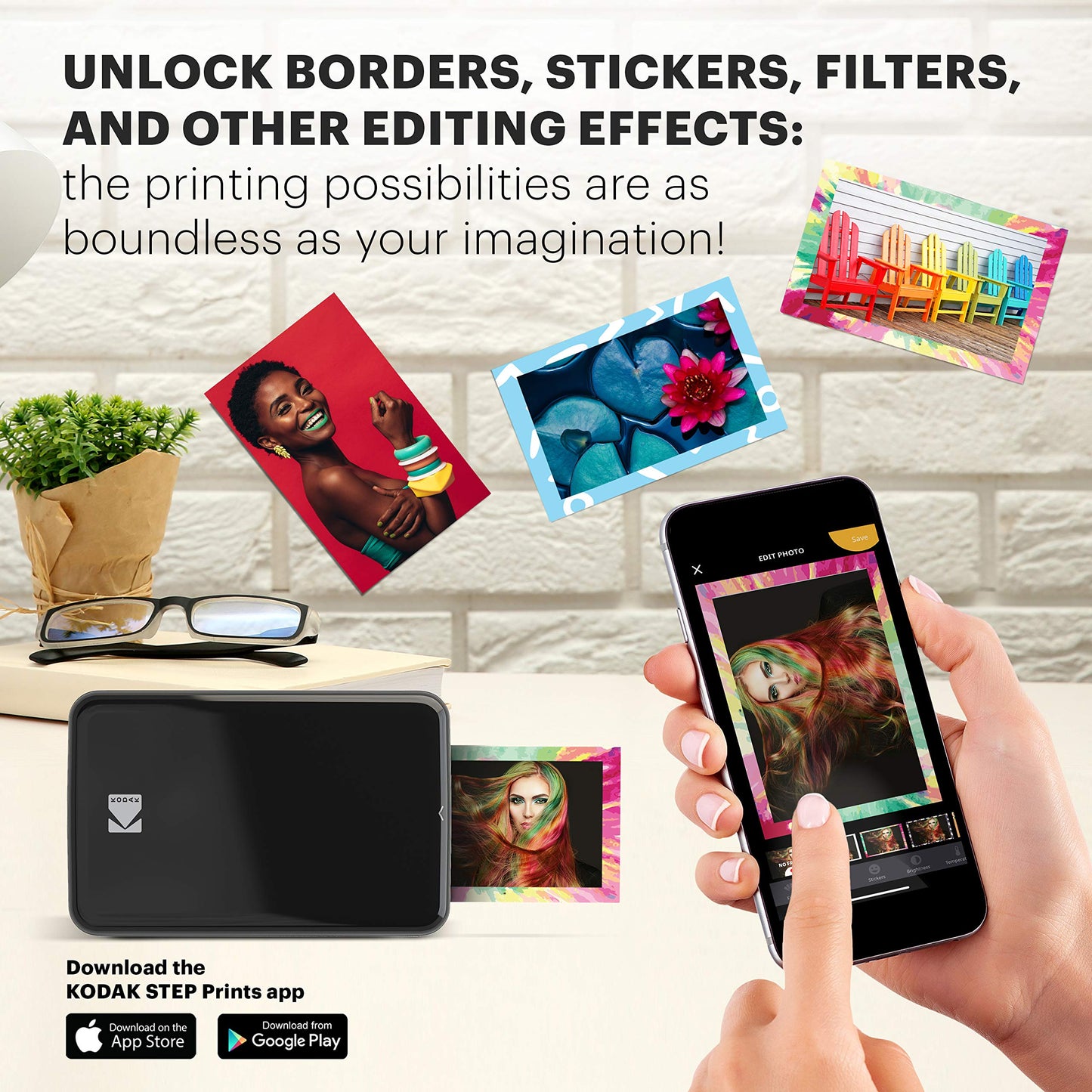 Step Instant Printer – Bluetooth/NFC, ZINK