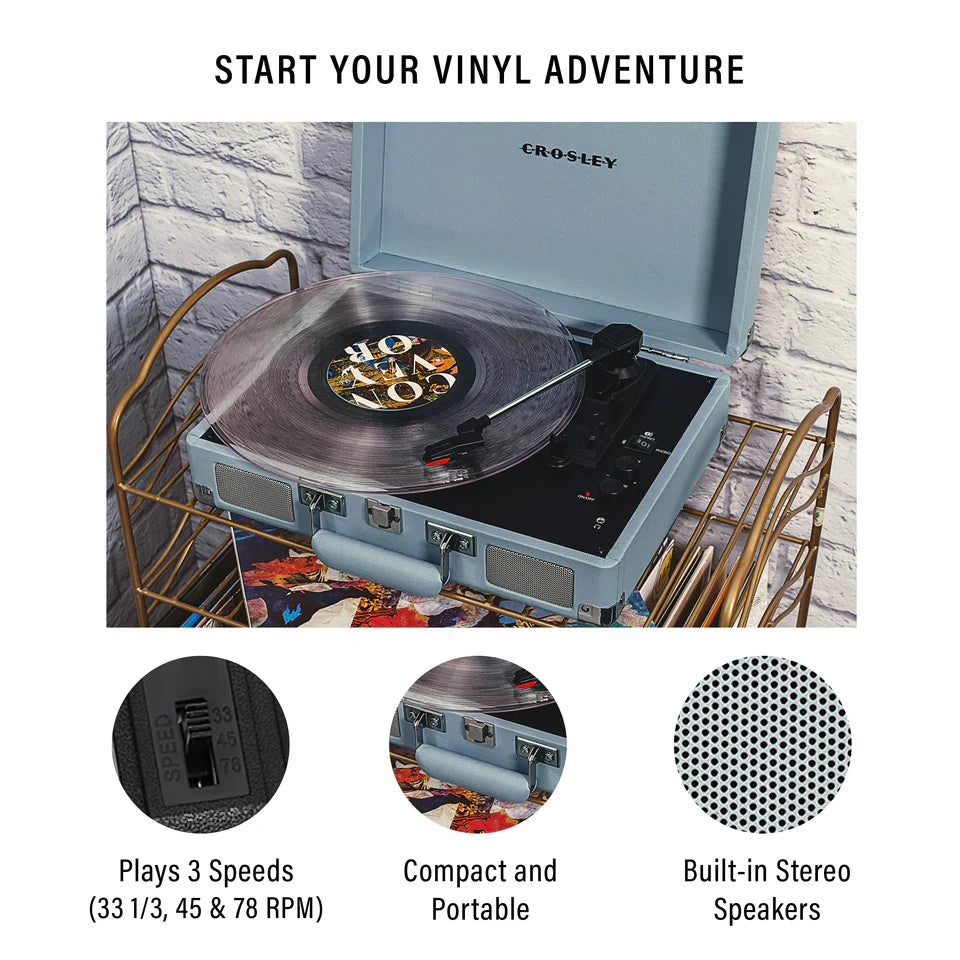 Cruiser Plus 2-Way Bluetooth record player - CR8005F-TN4 | Tourmaline