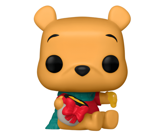 Pooh with gift - Winnie Pooh
