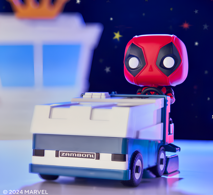 Deadpool on the zamboni machine - Deadpool