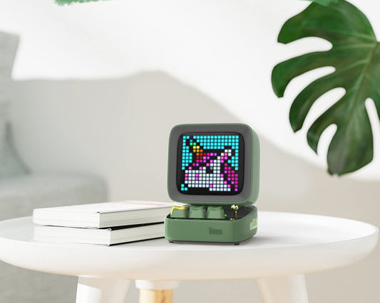 Ditoo Retro Bluetooth Speaker &amp; Smart Alarm (Green)