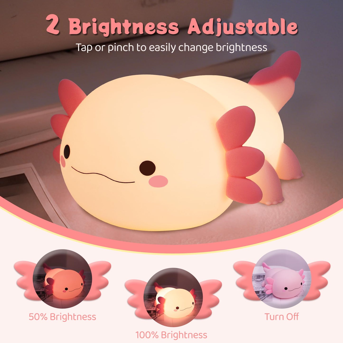 Axolotl Night Light