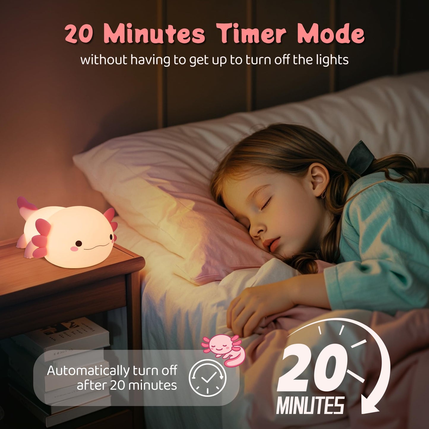 Axolotl Night Light