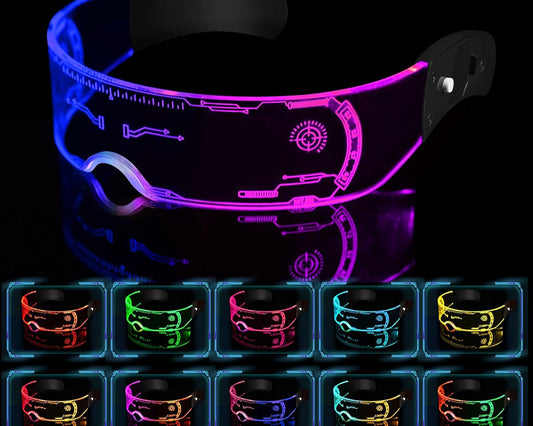 Comius Sharp LED Visor Glasses – Neon Party Glasses