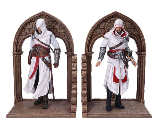 Officially Licensed Assassin's Creed Altair and Ezio Library Bookends